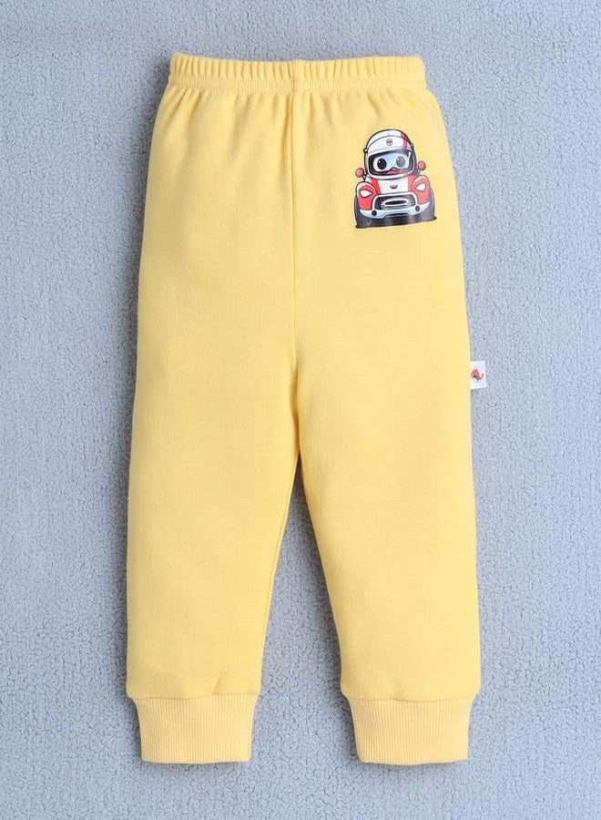 BUMZEE Boys Cotton Regular Fit Pyjamas Pack of 4 Yellow & Red - 3-6 Months (Peb10613B-ylw) - Image 5
