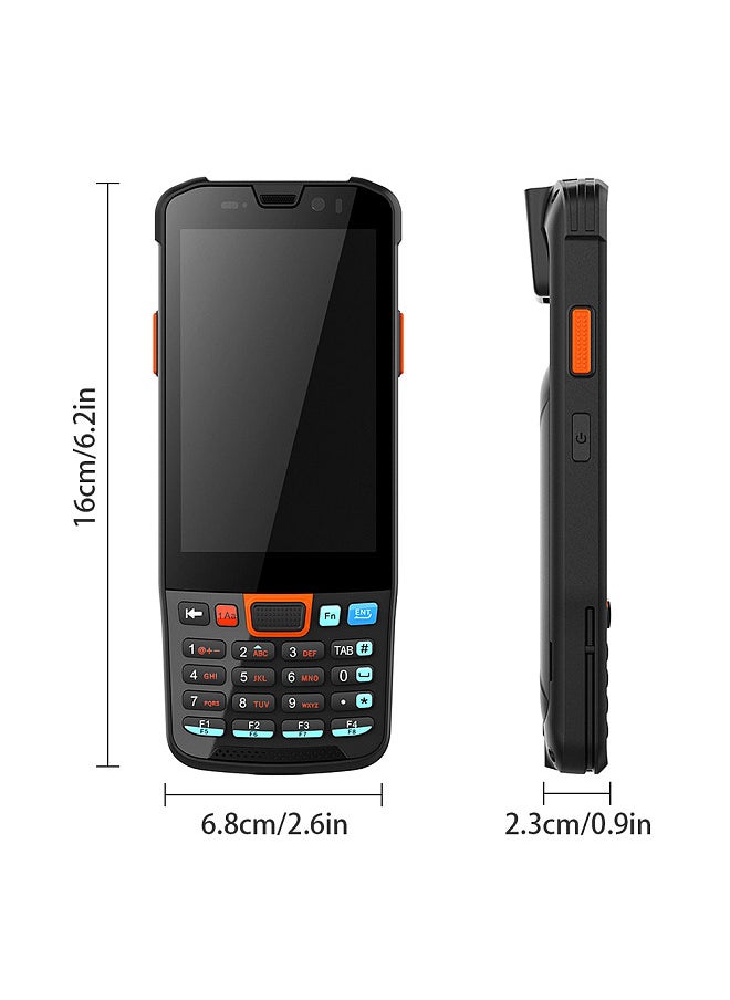 Android 11.0 Barcode Scanner Handheld PDA Terminal with 1D/2D/QR Code Scanning Module