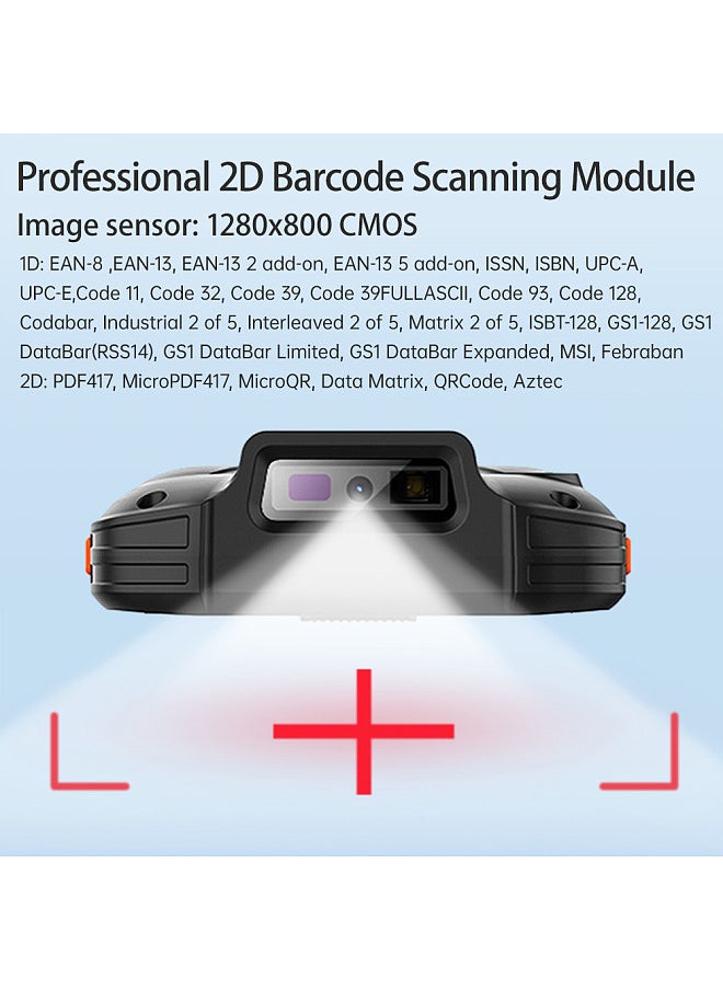 Android 11.0 Barcode Scanner Handheld PDA Terminal with 1D/2D/QR Code Scanning Module
