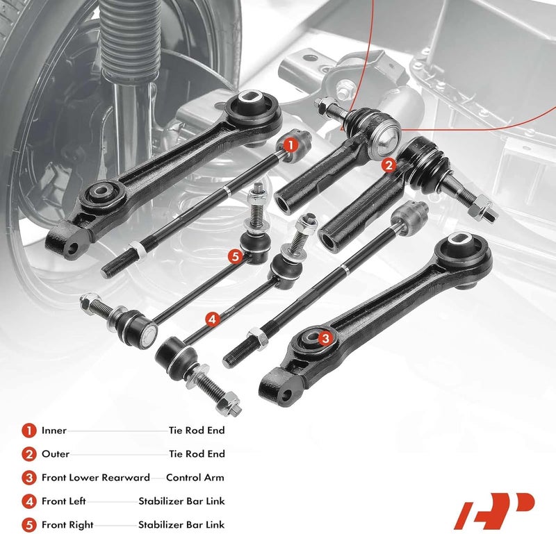 A-Premium 8Pcs Front Suspension Kit for Dodge and Chrysler - Image 2