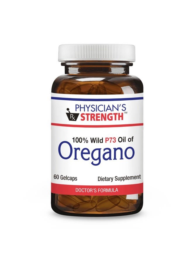 Physician's Strength Wild Oregano Oil - 60 Softgels - Non-GMO - 60 Servings - Image 1