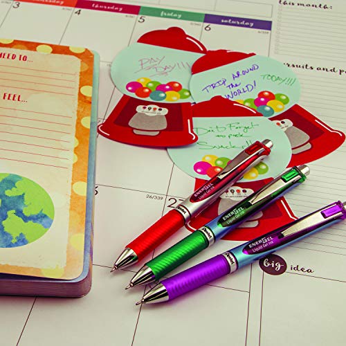 Pentel 816146 EnerGel Deluxe RTX Retractable Gel Pens Fine Point Red - Image 2