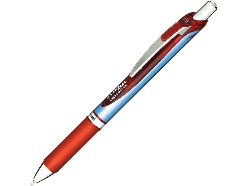 Pentel 816146 EnerGel Deluxe RTX Retractable Gel Pens Fine Point Red - Image 4