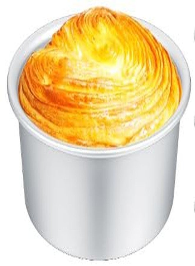 RINKLE TRENDZ Aluminium Mini Round Cake Pan Cake Tin 5 Inches for Mini Lunch Box Cake - Image 3