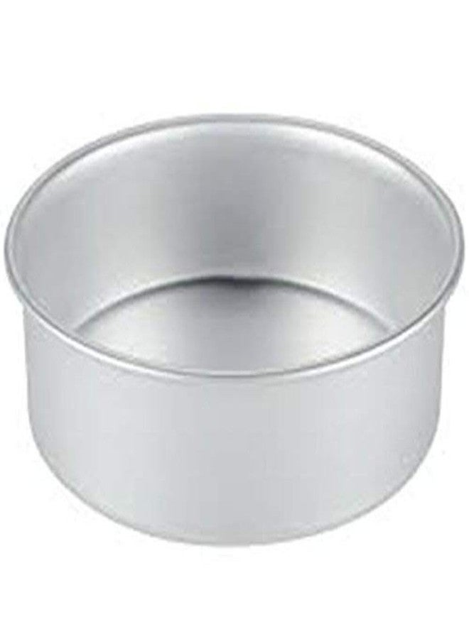 RINKLE TRENDZ Aluminium Mini Round Cake Pan Cake Tin 5 Inches for Mini Lunch Box Cake - Image 1