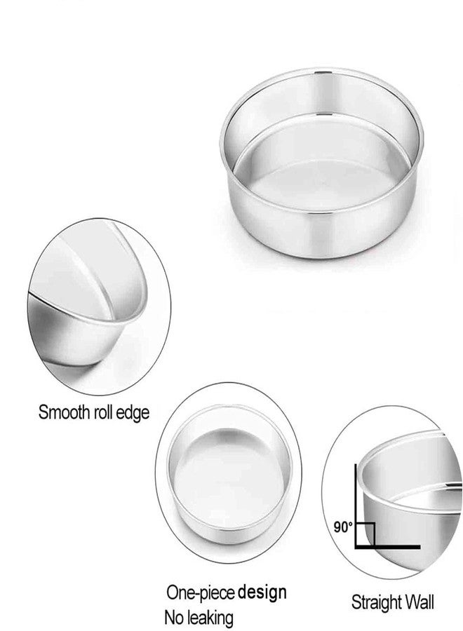 RINKLE TRENDZ Aluminium Mini Round Cake Pan Cake Tin 5 Inches for Mini Lunch Box Cake - Image 5
