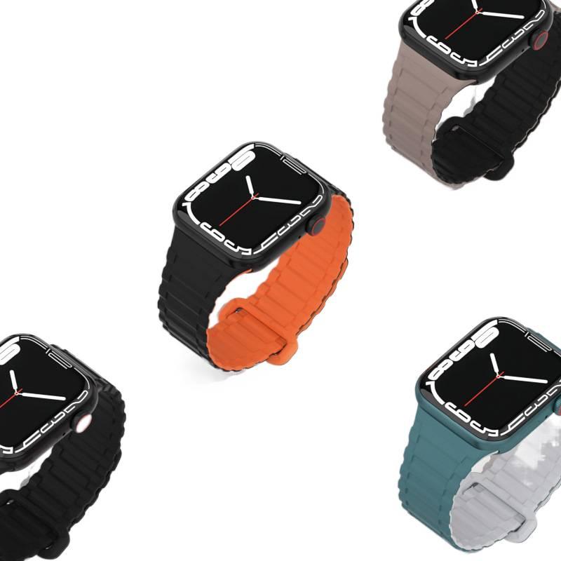 Silicone Smartwatch Band for daily smartwatch wear and replacement strap in Black On The Go Use Work Use Family Use Everyday Use Home Use Travel - Image 4