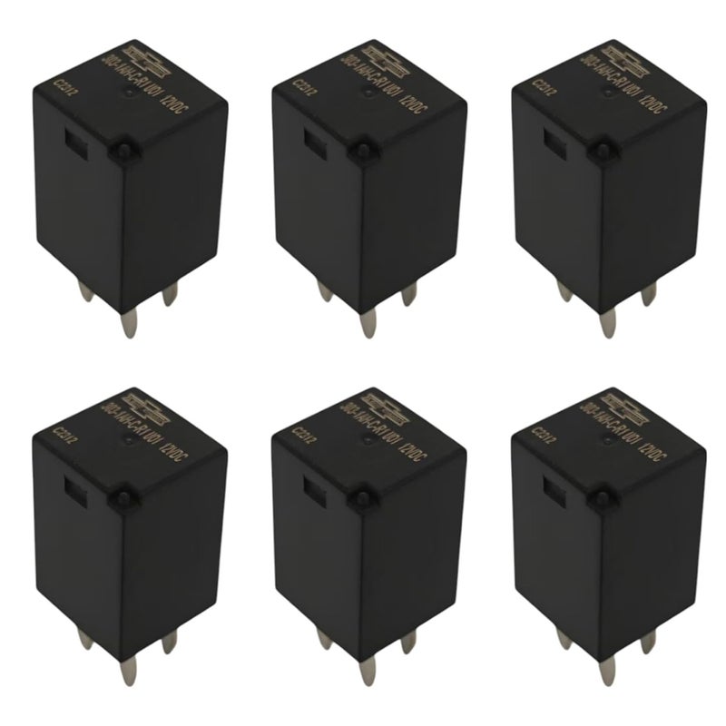 oxinyra 6PCS 303-1AH-C-R1-U01 12VDC Cooling Fan Relay for Polaris RZR Slingshot Ranger Sportsman - Image 1