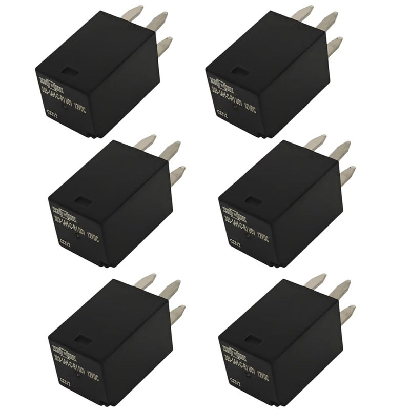 oxinyra 6PCS 303-1AH-C-R1-U01 12VDC Cooling Fan Relay for Polaris RZR Slingshot Ranger Sportsman - Image 2