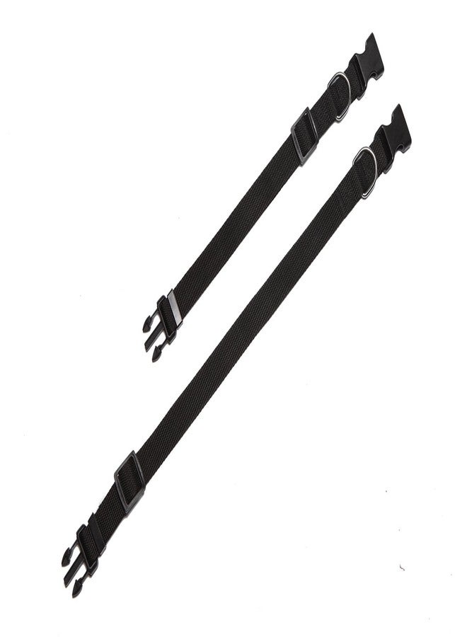 Taida Adjustable Nylon Dog Collar, pet Collar 1 Inch 3/4 Inch 5/8 Inch Wide, for Large Medium Small Dog ((L(1" x 16-23"), Black) - Image 4
