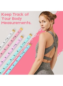 Generic 3 Pack Soft Measuring Tape for Body,Double Scale Fabric Craft Tape Measure Sewing Tailor Cloth Flexible Ruler for Weight Loss, 2 meters  - Image 4