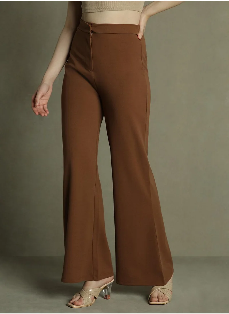 دينيس لينغو Brown Pants For Women