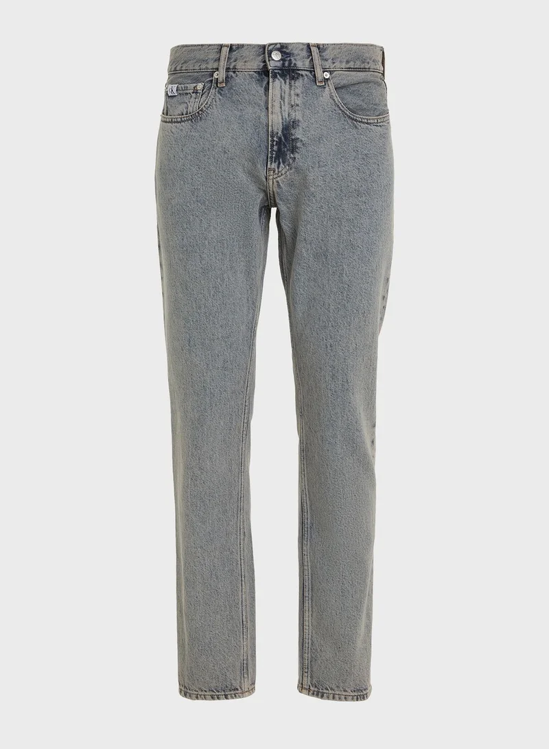 Calvin Klein Jeans Mid Wash Straight Fit Jeans