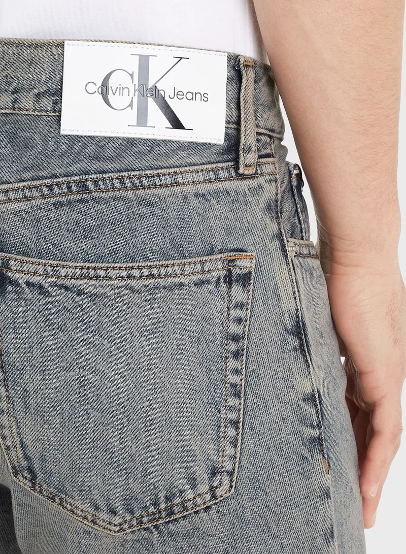 Calvin Klein Jeans Mid Wash Straight Fit Jeans