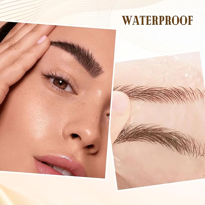 2PCS Eyebrow Pen for Precise Natural Brows Waterproof LongLasting Microblading Effect Perfect for Daily Use and OntheGo TouchUpsCool GreyGentle Brown - Image 5