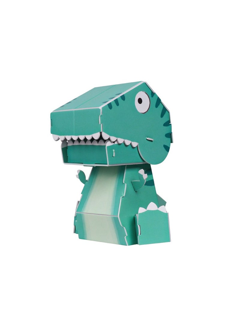 Little Sunshine 13 PCS Dinosaur 3D Three-dimensional Jigsaws Puzzle for Kids Toys for Boys Girls DIY Crafts 3D Puzzle STEM Toys Gifts for Kids Ages 3+ - Image 2