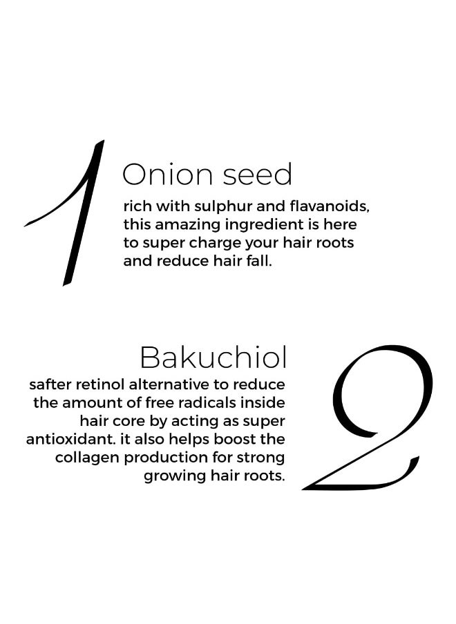 BRILLARE Onion Hair Oil Shots with Bakuchiol & Coconut Hair Oil for Hair Fall Control, Reduces hair fall, 100% Natural Hair Oil, (6ml *8 Vials)  - Image 5