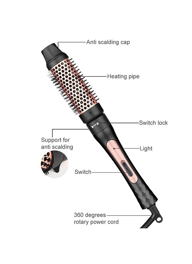Curling Wand Set, 5 in 1 Curling Iron Set with 5 Interchangeable Curling Wand Ceramic Barrel(9-32mm), with Temperature Adjustment and Heat Up, Hair Curler Include Heat Resistant Glove (F)
