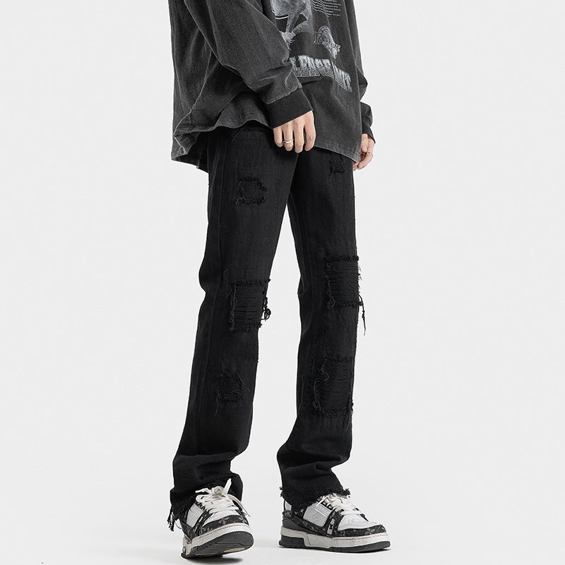 Unisex Casual Daily Denim Jeans - Image 4