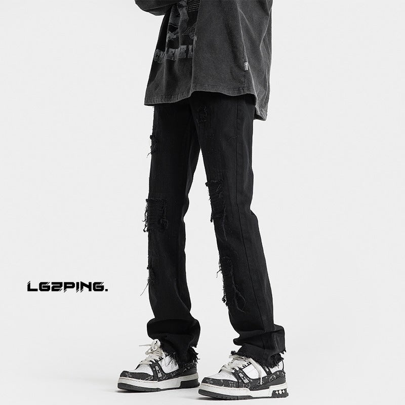 Unisex Casual Daily Denim Jeans - Image 2