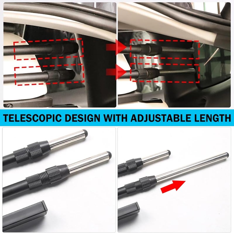 Dog Car Barrier for Tesla Model Y 2021 2022 2023 2024, Pet Protective Barrier for Car Heavy-Duty Metal, for SUV Stainless Steel Dog Divider Travel Accessories - Image 2