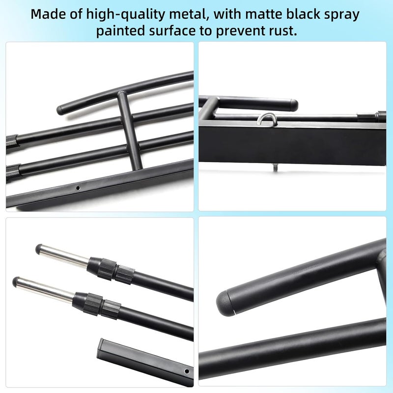 Dog Car Barrier for Tesla Model Y 2021 2022 2023 2024, Pet Protective Barrier for Car Heavy-Duty Metal, for SUV Stainless Steel Dog Divider Travel Accessories - Image 4