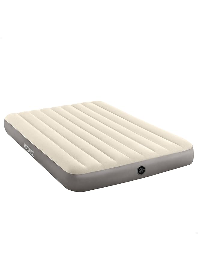 INTEX Air Mattress Queen Deluxe Single High Airbed 1.52Mx2.03Mx25Cm 64103 - Image 1