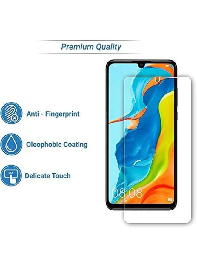 Muzz Tempered Glass Screen Protector for Huawei P30, 6.1 Inch, 2.5D Curved Edge, 9H Hardness, Clear - Image 4