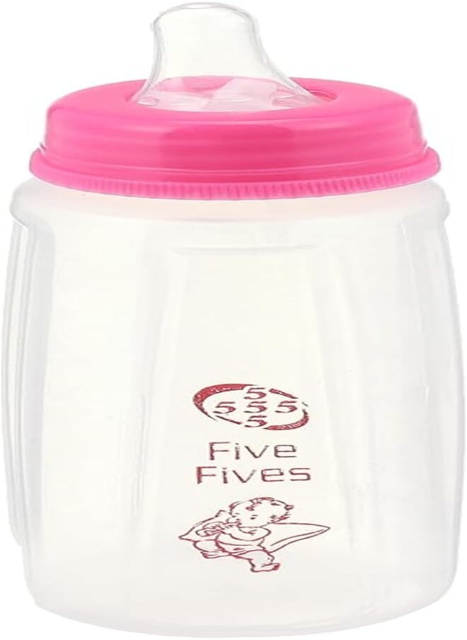 Five Fives Five Fives iCare BPA-Free Baby Feeding Bottle, Pink - 250 ml 