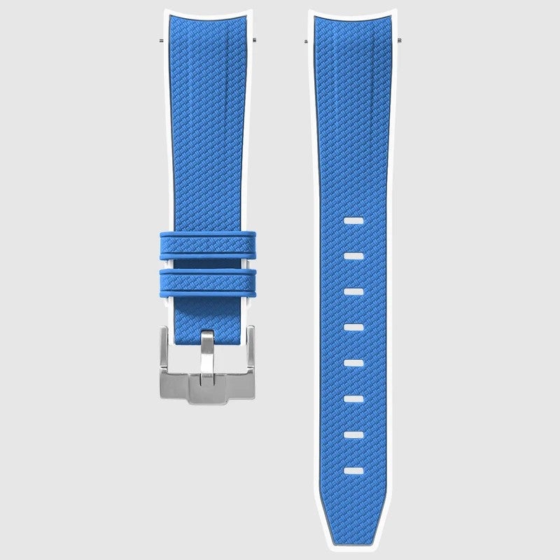 Bluejw 20mm Curved End Waterproof Watch Strap – Quick Release Soft Sport Replacement Band for Mo Watches, Fashion Watch Belt - Image 1