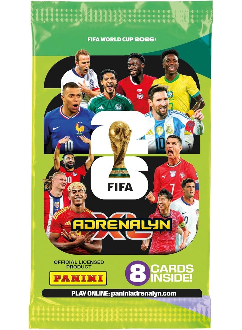 Panini FIFA World Cup 2026 Trading Cards Pack Official Football Collectible Cards 8 Cards per Pack for Fans and Collectors - Image 1