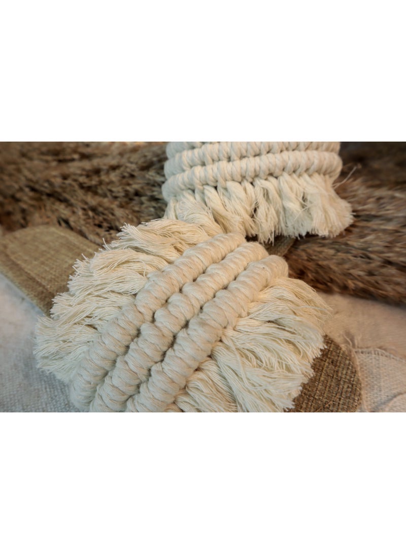 انتيكيانو سليبر مكرمي – تصميم بوهيمي يدوي من القطن – المقاسات 40 - Image 3