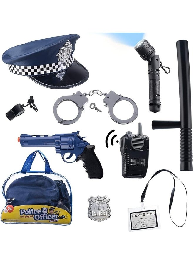 Born Toys Born Toys Police Toys Set with Police Accessories Includes Police Baton, Handcuffs for Kids, Toy Gun, Police Hat - For Kids Police Costume for Boys & Girls for their Role Play, Dress Up & Pretend Play  - Image 5