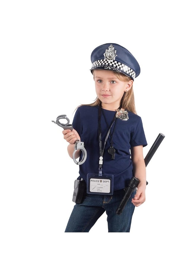 Born Toys Born Toys Police Toys Set with Police Accessories Includes Police Baton, Handcuffs for Kids, Toy Gun, Police Hat - For Kids Police Costume for Boys & Girls for their Role Play, Dress Up & Pretend Play  - Image 3