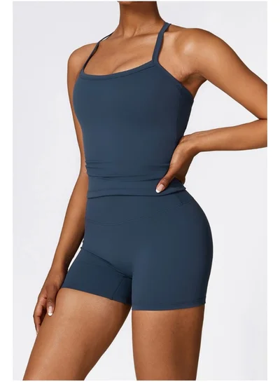 كون.يوغا Womens Sleeveless Athletic Tank Top - Padded Low Impact Workout Yoga Shirt with Removable Built in Bra