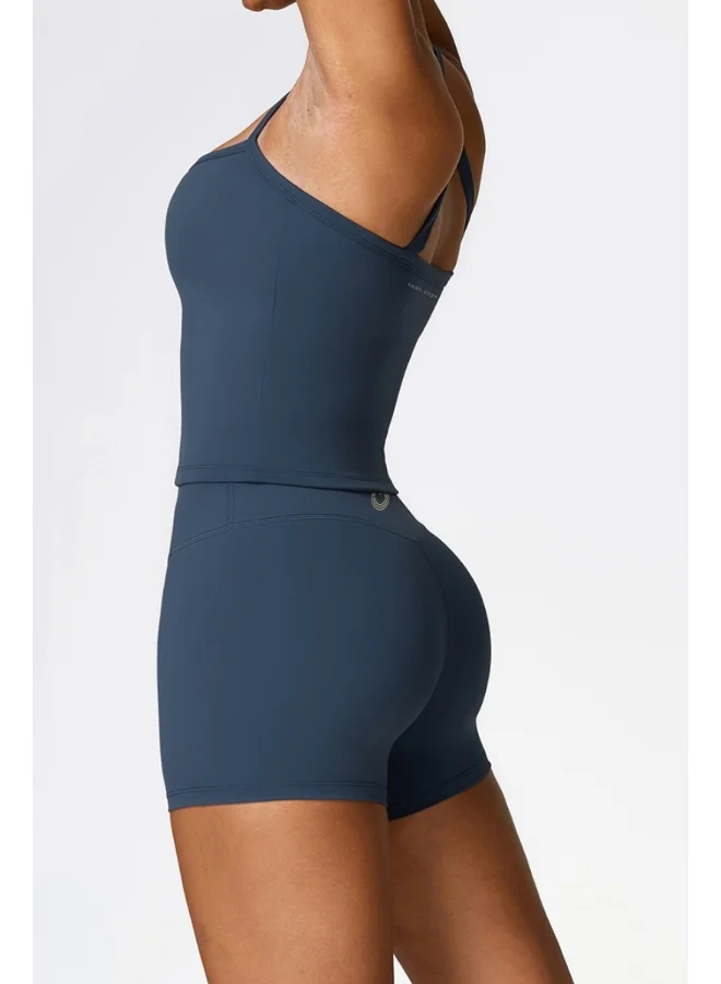 كون.يوغا Womens Sleeveless Athletic Tank Top - Padded Low Impact Workout Yoga Shirt with Removable Built in Bra