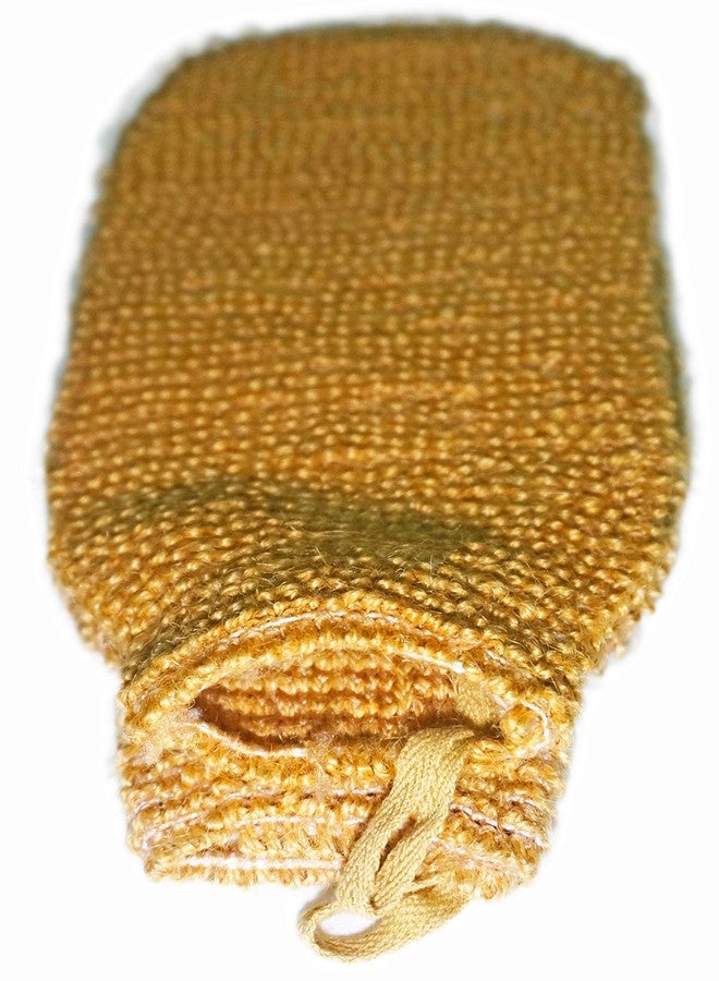 JINS-Hung 2 Pack (5.1×9.0 inches) Natural Vegetable Fiber Exfoliating Sisal Bath Spa Shower Scrubber Loofah Rub Glove Mitt Mitten - Great for Your Skin Care in The Bath - Anti - Aging - Image 2