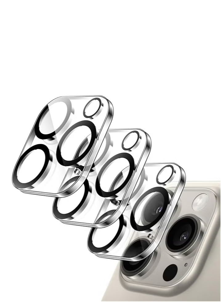 Tempered Glass Camera Lens Protector for iPhone 15 Pro - 15 Pro Max - Image 1