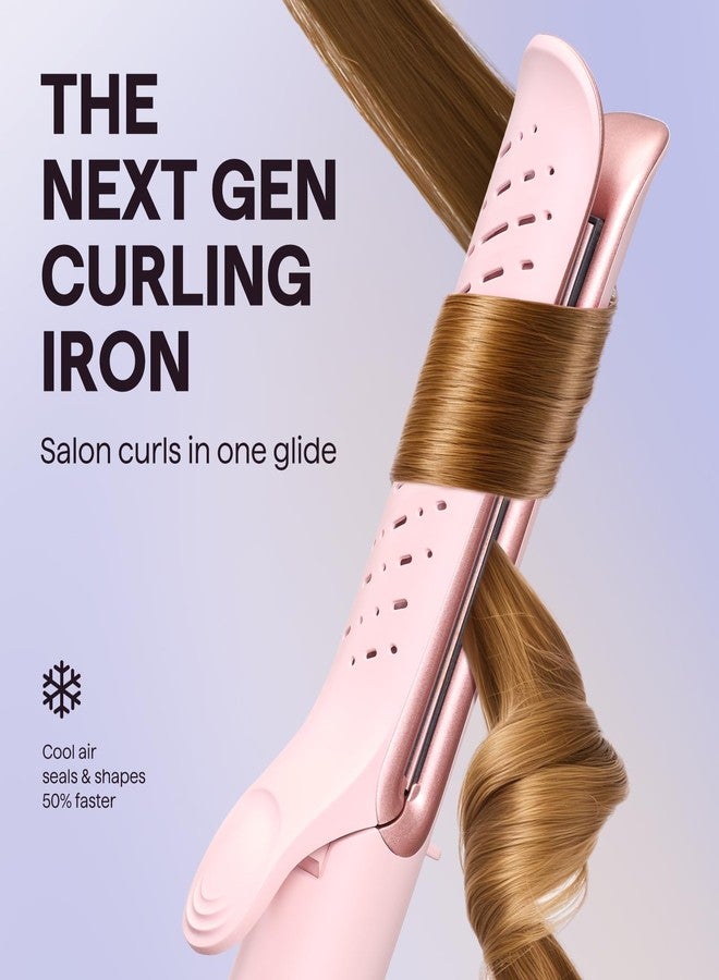 ويفي توك جهاز تصفيف الشعر Wavytalk Airflow Styler Whirlwind Curl، مكواة فرد وتجعيد الشعر 2 في 1، مكواة تجعيد وفرد مطورة، احصلي على تجعيد من أول تمريرة، ضرر أقل للشعر - Image 3