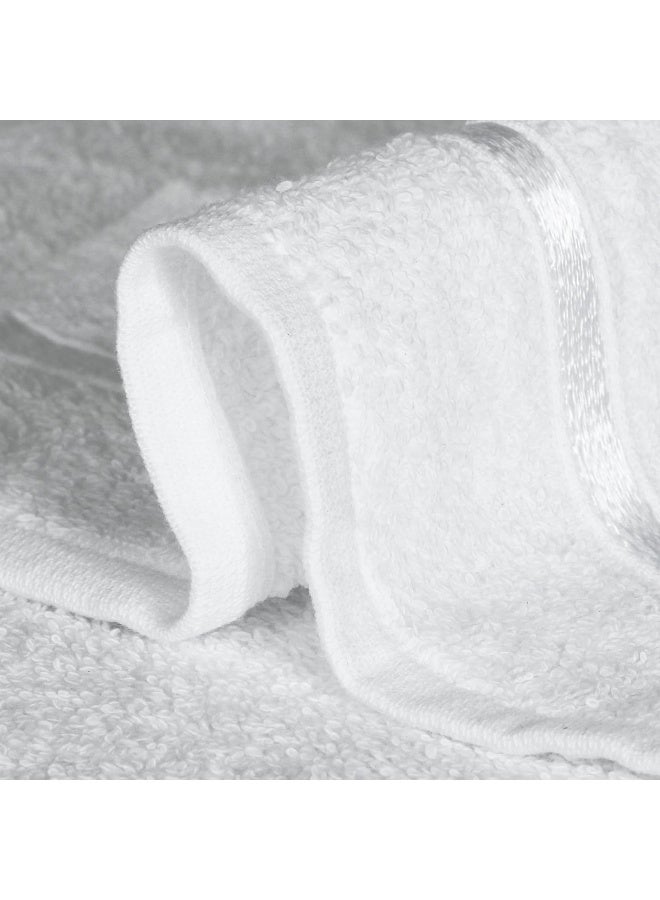 Story@Home 100% Terry Cotton Pack of 6 Pieces Highly Absorbent and Quick-Drying, Hotel & Spa Quality Super Soft Towel Set | Towels for Bath | Hand Towel | Face Towel (White and Yellow) - Image 4