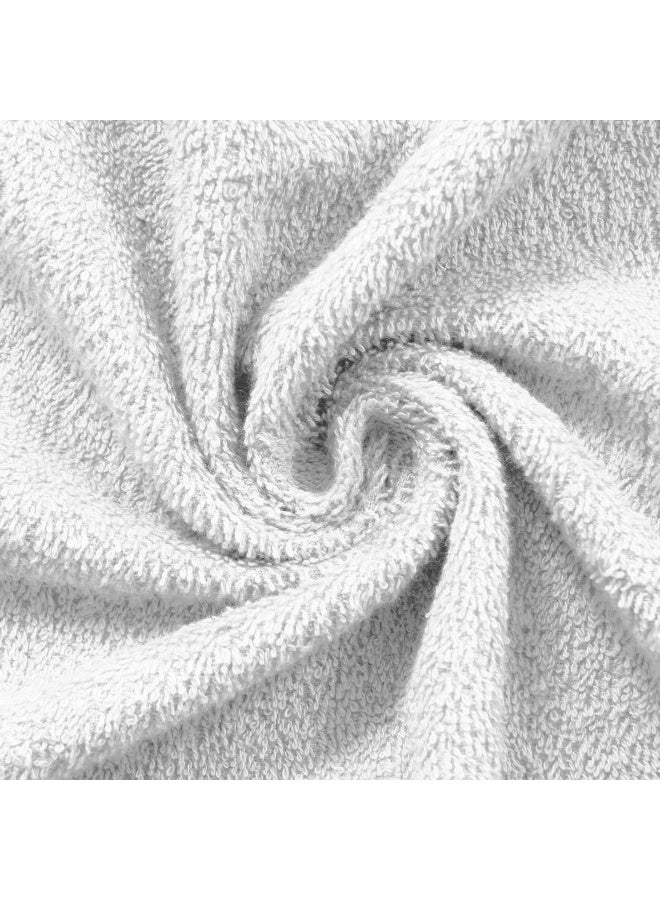 Story@Home 100% Terry Cotton Pack of 6 Pieces Highly Absorbent and Quick-Drying, Hotel & Spa Quality Super Soft Towel Set | Towels for Bath | Hand Towel | Face Towel (White and Yellow) - Image 5