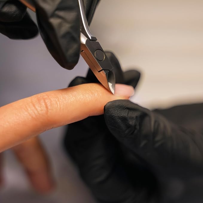 NGHIA D0316 Cuticle Nippers 106 mm Blade 7 mm Stainless Steel Double Spring Silver