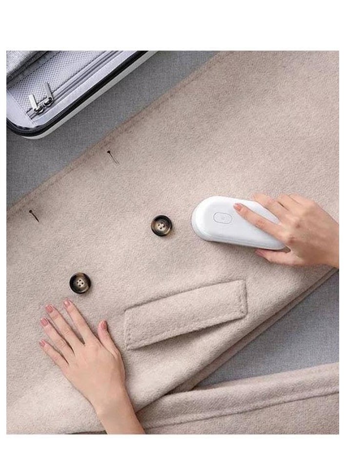 Najwa Fabric Shaver, USB Charge Sweater Shaver High Safety Strong Suction 0.3mm Steel Mesh Fabric Shaver for Household Clothes  - Image 4