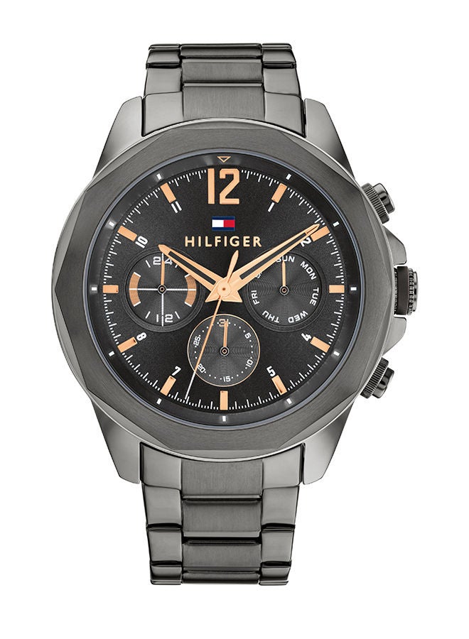 TOMMY HILFIGER Men Analog Round Shape Stainless Steel Wrist Watch 46 mm - Image 1
