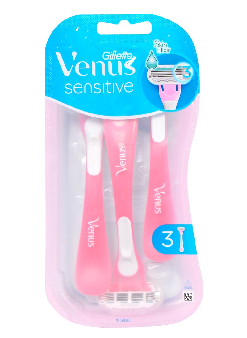 Gillette Gillette Venus Sensitive Disposable Razors, 3 count  - Image 1