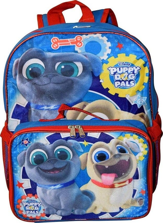 Ruz Disney Junior Puppy Dog Pals Kid's 16 Inch Backpack With Removable Lunch Box Set, Large - Image 2