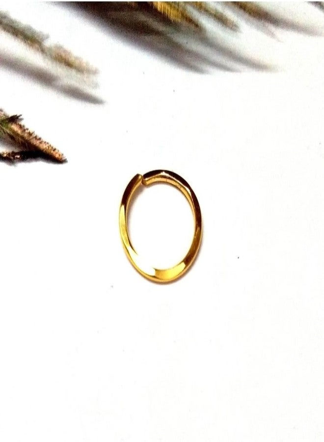 RENU CREATION Beads Gold-Plated Plated Metal, Alloy, Brass, Tungsten Nose Ring Gold - Image 2