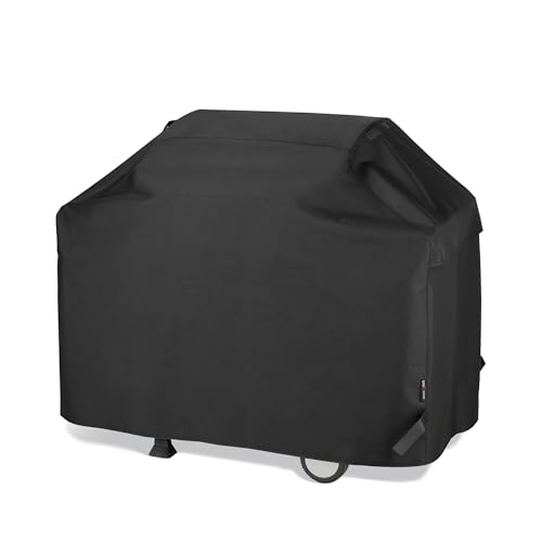Unicook Grill Cover 60 Inch, Heavy Duty Waterproof Gas Grill Cover for Outside, Fade Resistant Outdoor Barbecue Protector, Compatible with Weber Char-Broil Nexgrill BBQs up to 58" Wide - Image 1