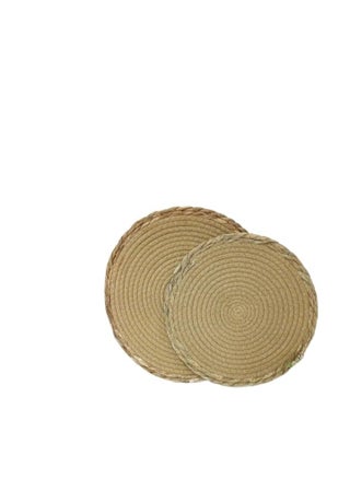 Wicker coaster in linen - practical and elegant Available in two sizes Mk (diameter 35cm) - pzsku/Z08CC31028D1C2197E28EZ/45/_/1737732095/b9f956b4-571c-4073-9483-2bacdc516caf