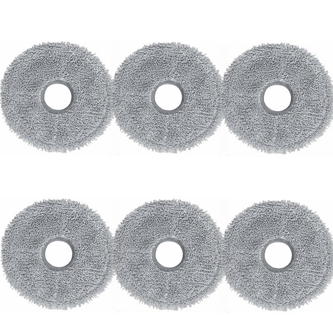 MOP PAD REPLACEMENT FOR DREAME L40 ULTRA L20 ULTRA L10S ULTRA GEN2 X40 ULTRA L10S ULTRA X30 ULTRA L10S PRO ULTRA HEAT L10 ULTRA ROBOT VACUUM L40 ULTRA ACCESSOIRES 6 PCS MOP PAD